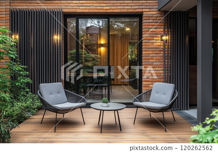 房屋形象:小型休閒空間 房屋形象:小型休閒空間 120262562