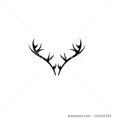 Deer Antlers Logo Template 120263303