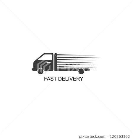 Delivery truck icon vector 120263362