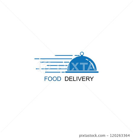 Food Delivery Logo Template Design. 120263364