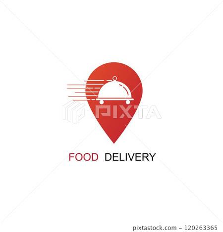 Food Delivery Logo Template Design. Food Delivery Logo Template Design. 120263365