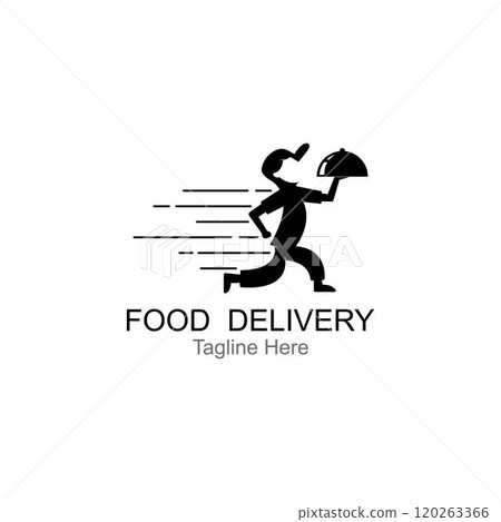 Food Delivery Logo Template Design. Food Delivery Logo Template Design. 120263366