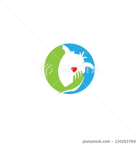 Human heart medical vector illustration 120263769