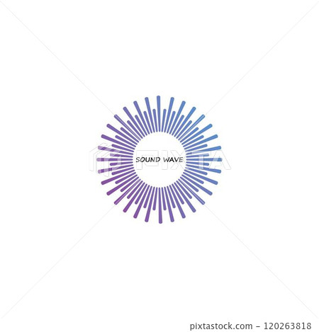 sound wave ilustration logo vector sound wave ilustration logo vector 120263818