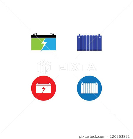 Car Battery Icon Vector 120263851