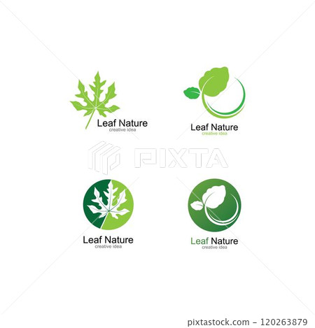 green leaf ecology nature element vector green leaf ecology nature element vector 120263879
