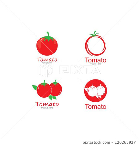 Tomato Logo Design Template. 120263927