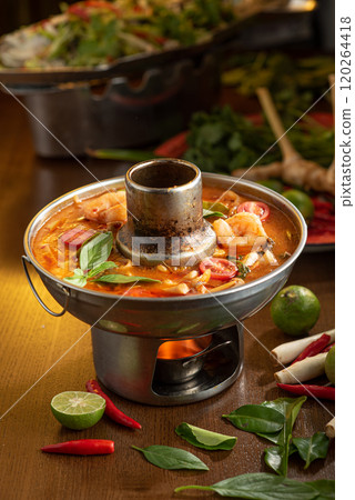 Hot and sour soup Hot and sour soup 120264418