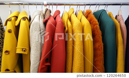 Colorful fabric clothes Colorful fabric clothes 120264650