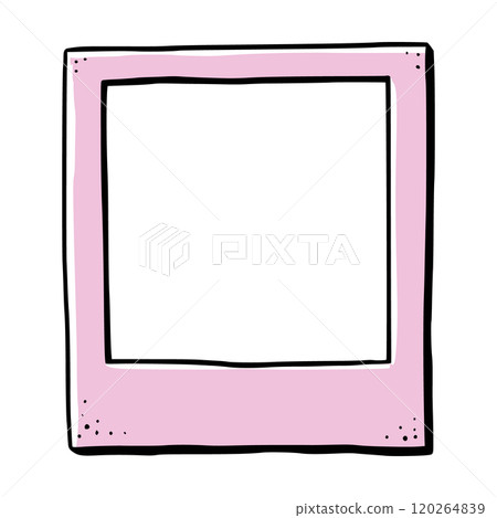 Hand drawn frame. Doodle sketch style 120264839