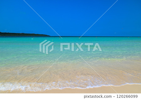 宮古島與那霸前濱海灘的美景 120266099
