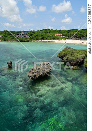 A very beautiful seascape at Imgya Marine Garden in Miyakojima A very beautiful seascape at Imgya Marine Garden in Miyakojima 120266827