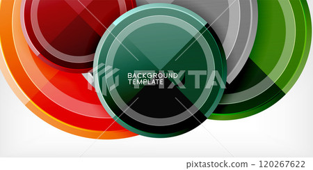 Geometric design abstract background - circles Geometric design abstract background - circles 120267622