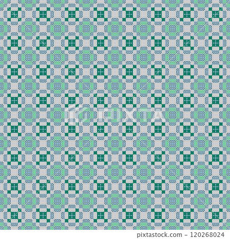A seamless navy blue and green optical illusion background pattern inspired by a kaleidoscope A seamless navy blue and green optical illusion background pattern inspired by a kaleidoscope 120268024