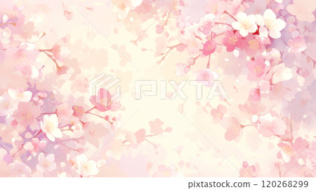 春天櫻花背景 春天櫻花背景 120268299