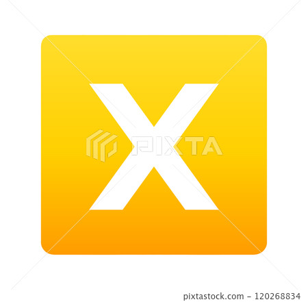 黃色漸變|X圖標 黃色漸變|X圖標 120268834