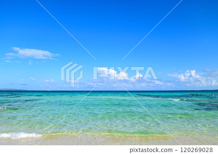 宮古島砂山海灘的絕佳景色 宮古島砂山海灘的絕佳景色 120269028