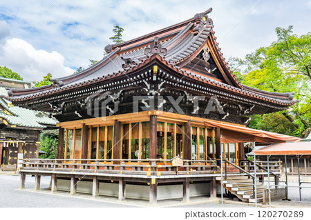 Mishima Taisha Shrine (the first shrine of Izu Province, the god of development of the Izu Islands) Dance Hall, Omiyacho, Mishima City, Shizuoka Prefecture Mishima Taisha Shrine (the first shrine of Izu Province, the god of development of the Izu Islands) Dance Hall, Omiyacho, Mishima City, Shizuoka Prefecture 120270289