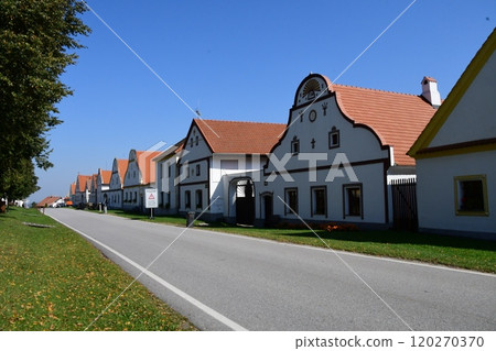 The streets of Holašovice 120270370