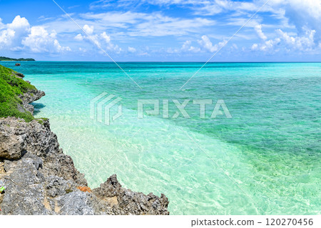 宮古島美麗的海景 120270456