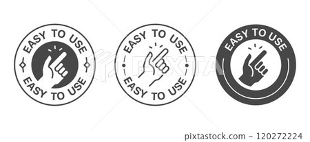 Easy to use badge vector illustration. Design for Logo, Label, Banner, Poster, Print ad, etc. 120272224