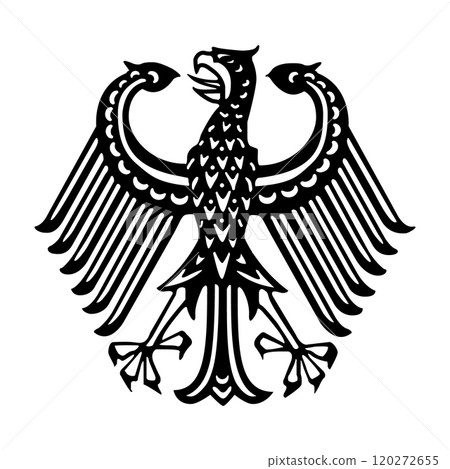 National Emblem of Germany, Black and White Coat of Arms 120272655
