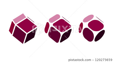 Garnet rough stone vector illustration 120273659