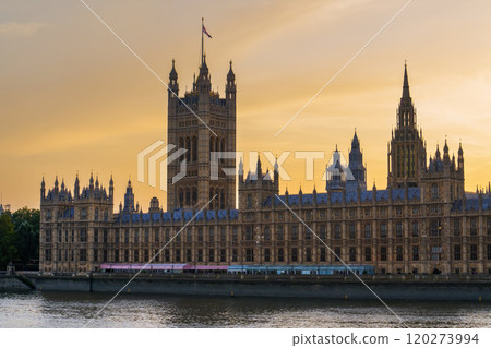 Westminster palace or Houses of parliament and Big Ben tower, London, UK. Westminster palace or Houses of parliament and Big Ben tower, London, UK. 120273994