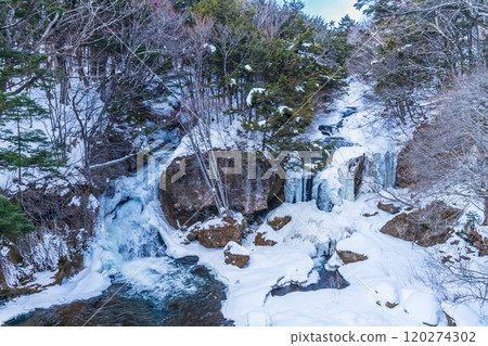 Snow Okunikko Ryuzu Falls Snow Okunikko Ryuzu Falls 120274302