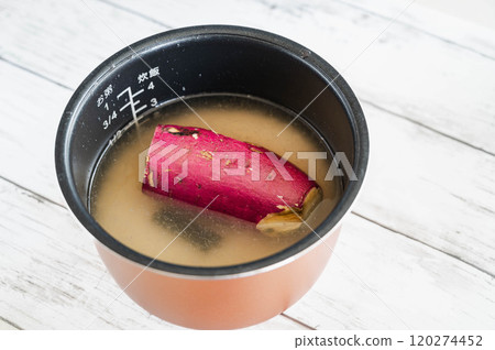 用電鍋煮地瓜飯 120274452