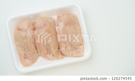 Chicken breast in a food tray Chicken breast in a food tray 120274545