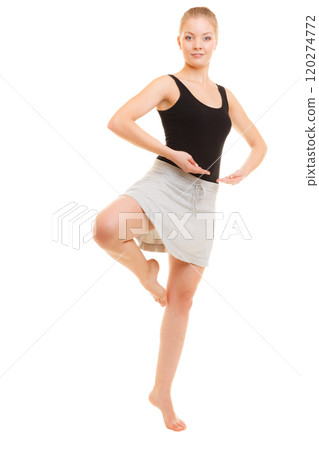woman dancer teen girl break dancing 120274772