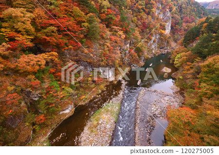 Nikko City Kinugawa Onsen Autumn leaves and boat ride along the Kinugawa River Nikko City Kinugawa Onsen Autumn leaves and boat ride along the Kinugawa River 120275005