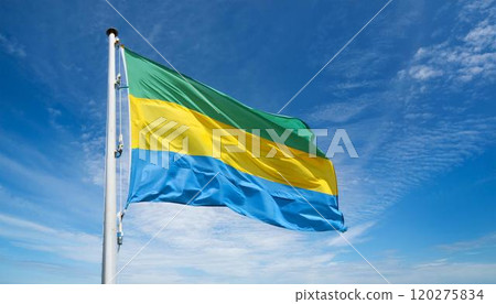 加蓬國旗 120275834