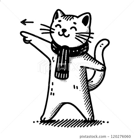 Pointing Cat Pointing Cat 120276060