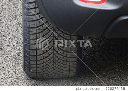 Tire image: All-season tire tread surface 120276436