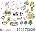 Simple winter icon set 120276826