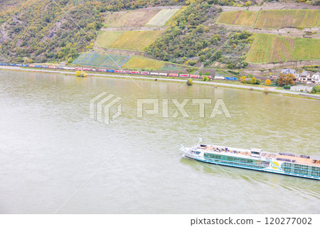 View of the Rhine in Germany View of the Rhine in Germany 120277002