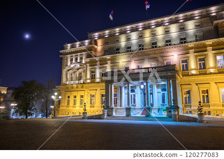City Assembly of Belgrade previously the royal residence in Belgrade, Serbia 120277083