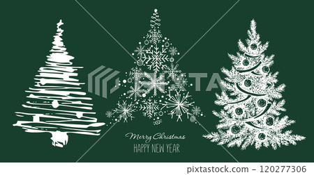 christmas, tree, vector 120277306