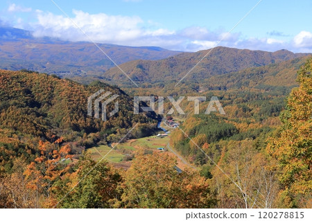 《Nagano Prefecture》 Kiso Town Kaida Kogen from Jizo Pass 《Nagano Prefecture》 Kiso Town Kaida Kogen from Jizo Pass 120278815