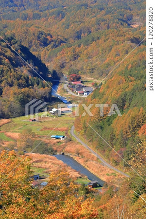 《Nagano Prefecture》 Kiso Town Kaida Kogen from Jizo Pass 120278820