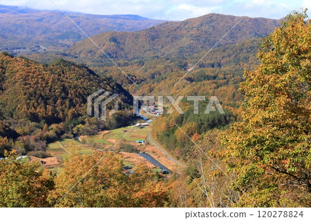 《Nagano Prefecture》 Kiso Town Kaida Kogen from Jizo Pass 120278824