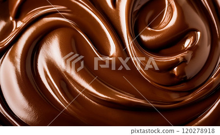 融化的巧克力質感特寫 融化的巧克力質感特寫 120278918