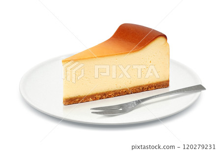 Cheesecake illustration realistic Cheesecake illustration realistic 120279231