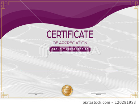 The layout of the certificate, education, qualifications and training 120281958