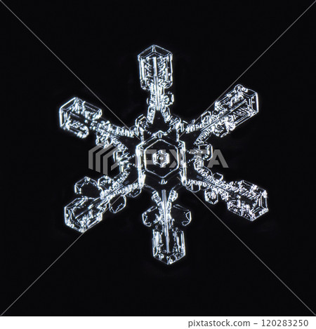 snowflakes, winter card, crystals of snow 120283250