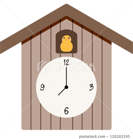 A wooden clock 120283295