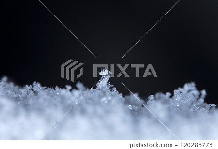 snowflake, little snowflake on the snow 120283773