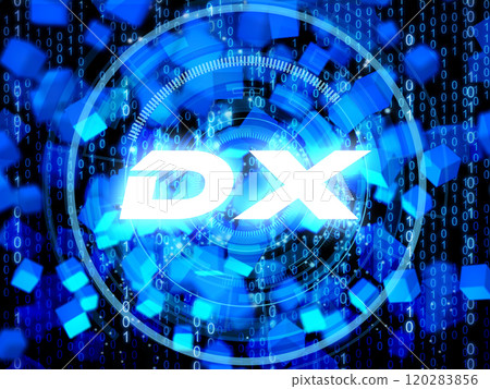 Blue cyber digital background image Blue cyber digital background image 120283856